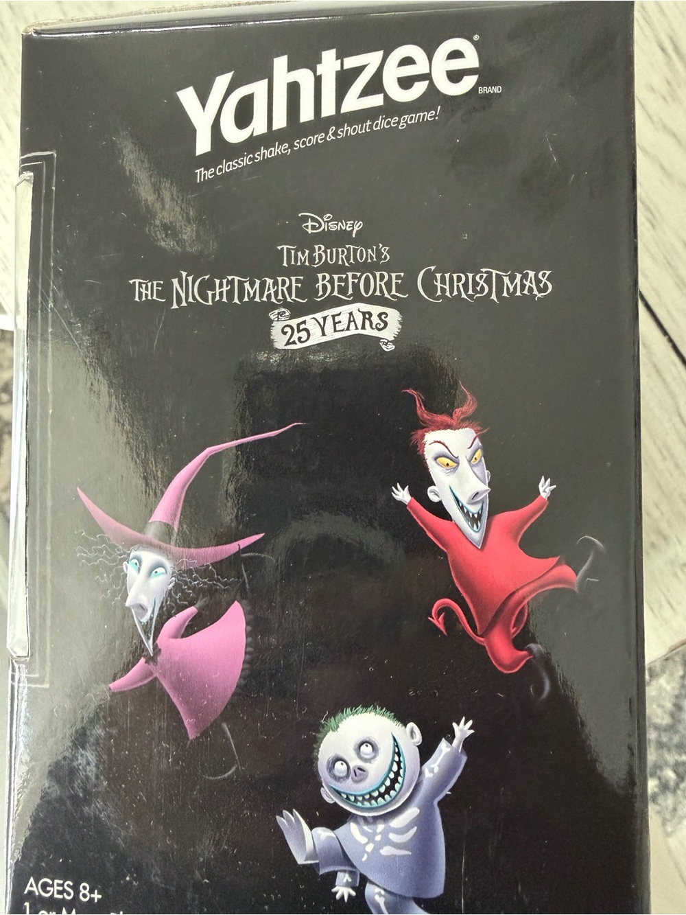 NIB Disney Yahtzee The Nightmare Before Christmas 25 Years Anniversary Game - Picture 5 of 7